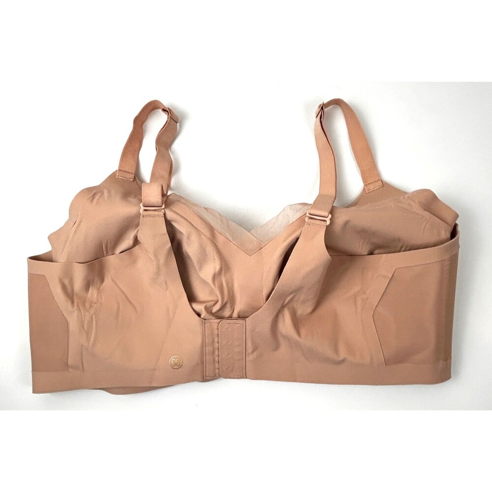 HoneyLove CrossOver Bra Wireless Removable Pads Beige Size 3X - Picture 9 of 10